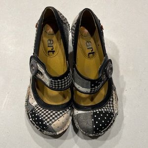 art Women’s Patchwork Heels, Sz US 8, EUR 39